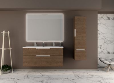 Poignée de colonne de salle de bains Urban blanc