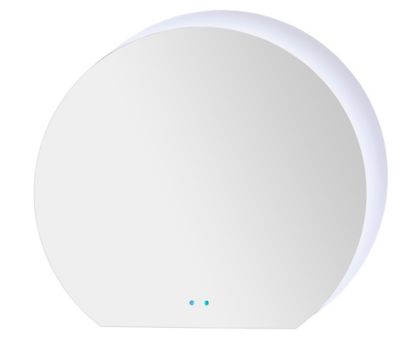 Miroir lumineux éclairage LED rond Cooke & Lewis Vague coloris blanc ?108 x H.100 cm