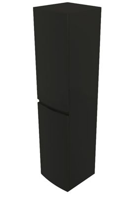 Colonne de salle de bain graphite mat Vague 40 cm