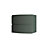 Meuble sous vasque vert mat strié l.69 x H.55 x P.52 cm, Vague Meuble sous vasque vert mat strié l.69 x H.55 x P.52 cm, Vague