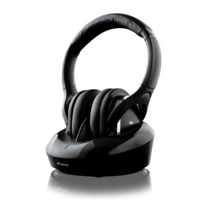 Meliconi Casque Tv Sans Fil Numérique Hp Digital Plus Circum-aural Noir Avec Base - vue 3