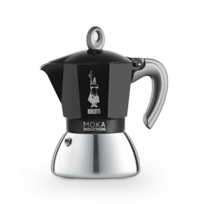 Bialetti Cafetière italienne Moka induction 4 tasses Noir - vue 4