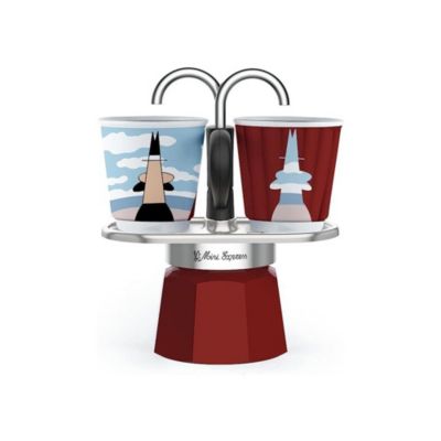 Bialetti Mini Express Magritte Cafetière à moka Gris - vue 3