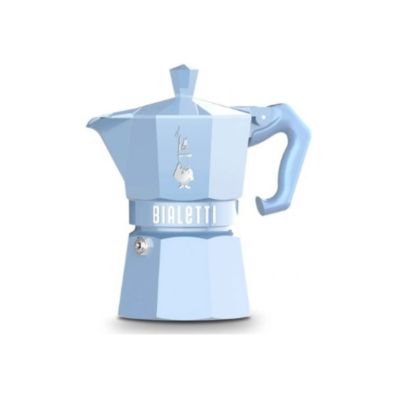 Cafetière italienne 3 tasses bleu clair Bialetti 0009061
