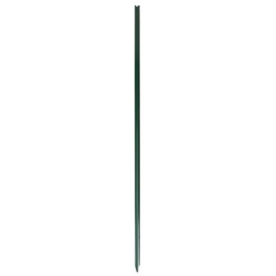 Poteau en T en acier coloris vert H.1,50 m