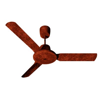 Ventilateur Plaf Rév Ronce De Noyer Ø140