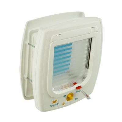 Ferplast - Porte pour chat Swing 7 - Systeme magnetique - Verrouillage 4 positions - Universelle