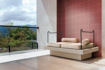 Carrelage sol et mur rouge Palette 20 x 20 cm