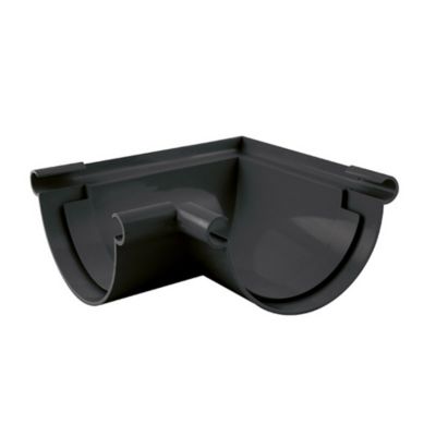 Angle universel de gouttière 90° 25 graphite