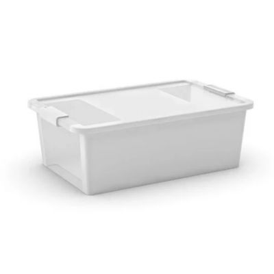 Boîte de rangement en plastique blanc Bi Box 26 L