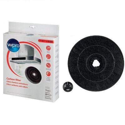 Filtre à actif type E233 Fac519 pour hottes aspirantes de marques Ariston Brandt De Dietrich Faber Smeg et Whirlpool