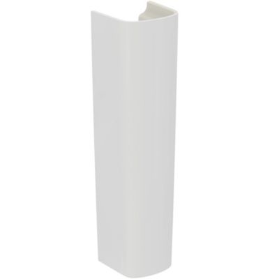 Colonne de lavabo en porclaine vitrifiée blanche l.18 5 x H.70 5 x P.16 8 cm  Ideal Standard