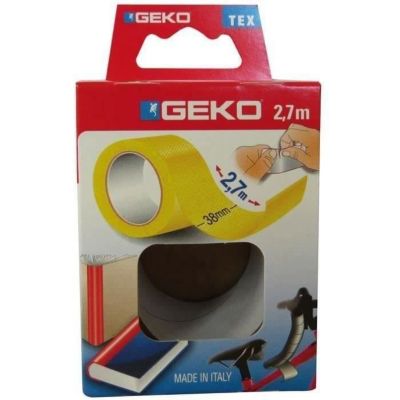 Adhésif - GEKO - 38 mm x 2.7 m - Jaune - Résistant à l'eau - Multi-usages