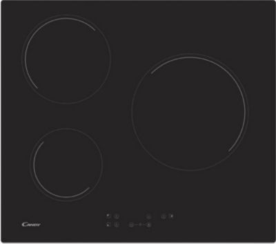 Plaque Vitrocéramique CANDY CH63CT – 3 Foyers, 5500W, Minuteur - vue 8
