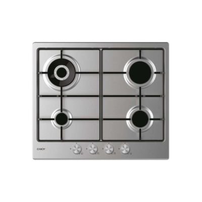 Plaque de cuisson gaz candy 4 foyers 59.5 cm