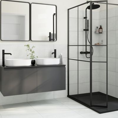 Carrelage sol et mur ivoire 30 x 60 cm Oikos