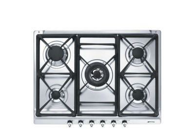 Plaque Gaz SMEG SE70SGH-5 – 5 Foyers, Inox - vue 4