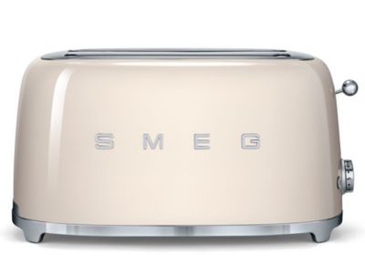 Grille-pains 2 fentes 1500w crème Smeg TSF02CREU