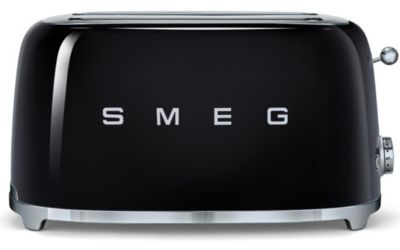 Grille-pains 2 fentes 1500w noir Smeg TSF02BLEU