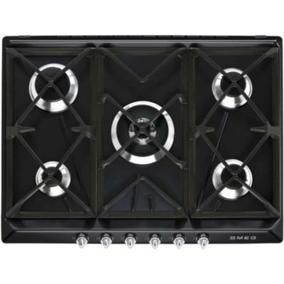Plaque De Cuisson À Gaz Smeg SR975NGH – 5 Foyers, 70 cm, Brûleur Ultra-Rapide - vue 4