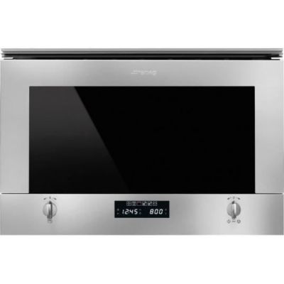 Micro-ondes Grill SMEG MP422X1 – 22L, 850W, Intégrable, Grill 1250W - vue 3