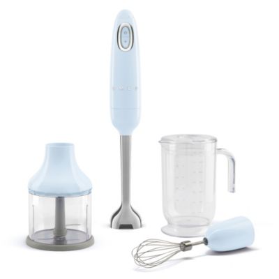 Mixeur plongeant multifonction 700w bleu azur Smeg HBF03PBEU
