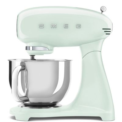 Robot pâtissier multifonctions 4.8l 1000w vert pastel Smeg SMF05PGEU
