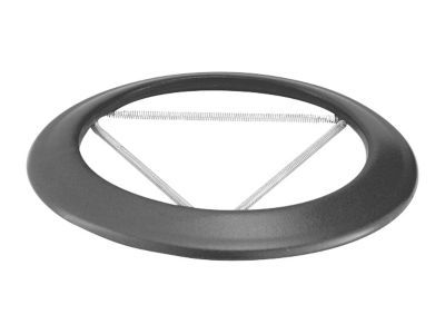 Rosace émaillée gris ø130 mm Poujoulat