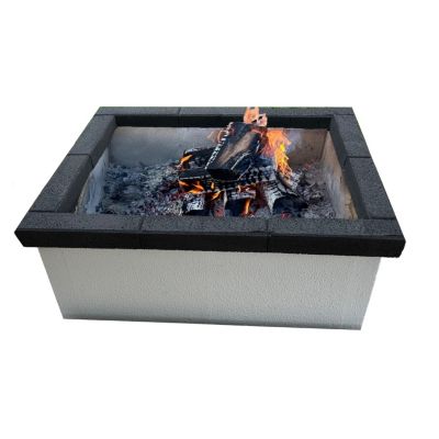 Brasero Vulcano en béton Palazzetti