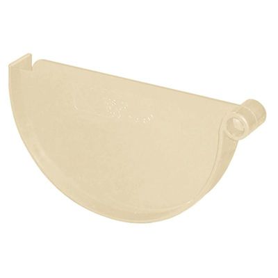 Fond de naissance gouttières PVC 25 sable FirstPlast Fermeture des profilés et naissances - vue 2