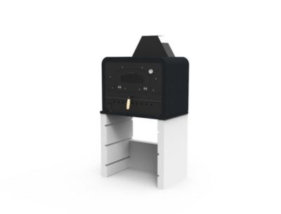 Four à pizza en acier inoxydable Isabella 80 x 51,5 x 154 cm