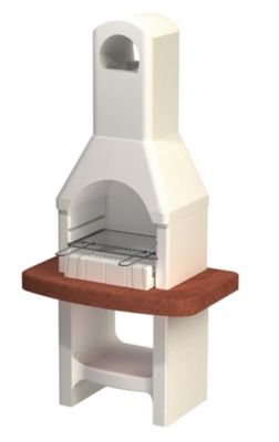 Barbecue à charbon Aruba en béton allégé sarom