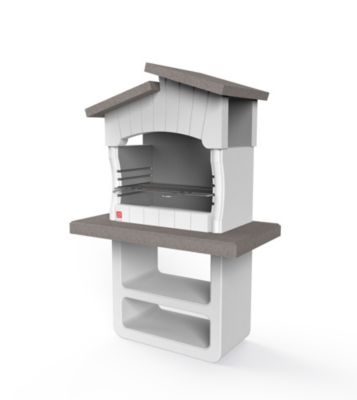 Barbecue à  charbon zara en béton allégé sarom