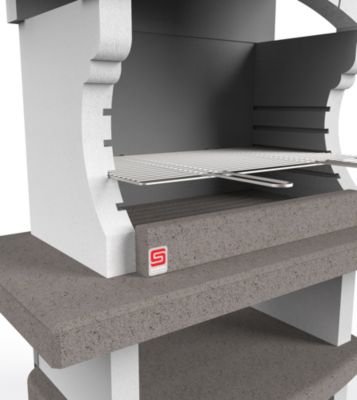 Barbecue léger Bogota en béton Sarom