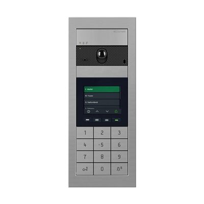 Platine à encastrer avec module répertoire. couleurs. 3.5" + module clavier ULTRA - COMELIT - UT8091