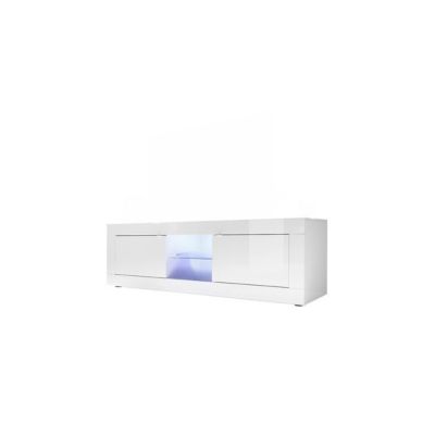 Meuble TV 2 Portes sans Ãclairage L180 cm - INITIAL