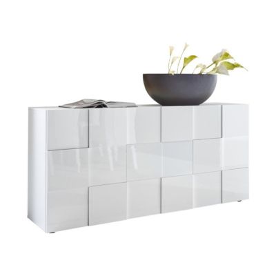 Buffet Dama 3 portes style damier - L181 cm