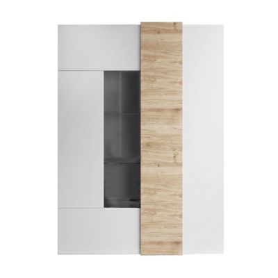 Vitrine 2 portes en verre sans éclairage Pluton - L121 cm
