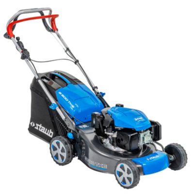 Tondeuse thermique 166 cm³ - largeur de coupe 46 cm - hauteur de coupe 28 à  75 mm - bac 70 L - Staub S 500 TKE CONFORT PLUS