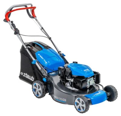 Tondeuse thermique 166 cm³ - largeur de coupe 51 cm - hauteur de coupe 28 à  75 mm - bac 70 L - Staub S 530 TKE CONFORT PLUS