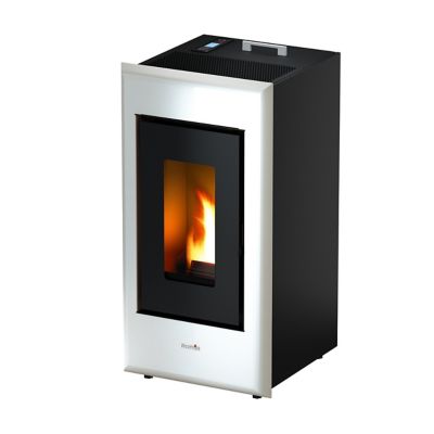 Poêle à  granulés Freepoint Mika Evo Blanc 6 5Â kW