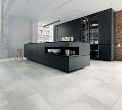 Carrelage sol et mur Metro gris 71 x 71 cm