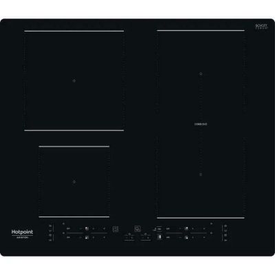 Plaque À Induction Hotpoint Ariston HB4860BNE – 4 Foyers, Zone Combi Duo, Commandes Sensitives - vue 4