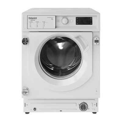 Lave-linge hublot encastrable HOTPOINT BIWMHG81485EU - 8 kg - Induction - L60cm - 1400 trs/min - Classe B