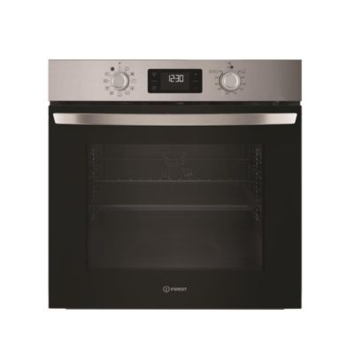 INDESIT Four pyrolyse multifonction 71 l inox - IO278PX