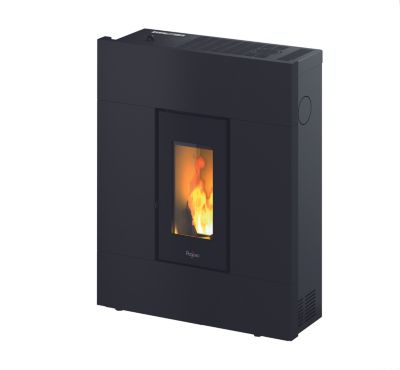 Poêle à granulé étanche Tabla 7 Pegaso - anthracite et noir - 7.8kW