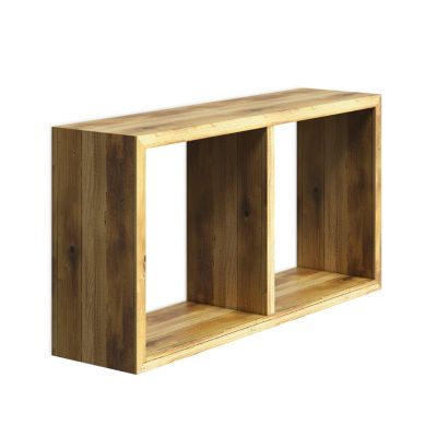 Étagère murale 2 cubes Yasmine chêne