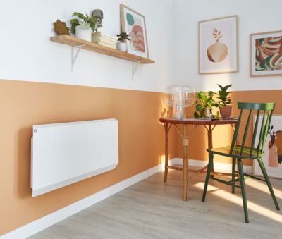 Radiateur électrique à double coeur de chauffe Deltacalor Dune 1000W