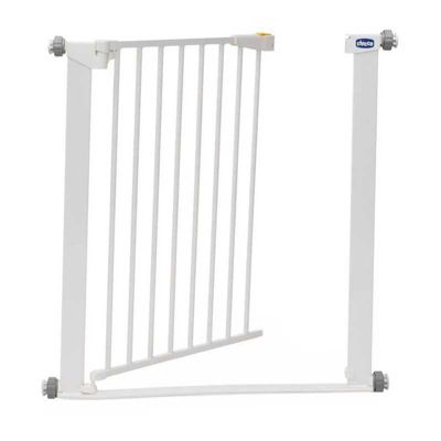 Chicco Barrière de Sécurité Métal Auto-close Double Ouverture Blanc 72 x 79 cm