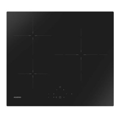 Table de cuisson à induction 60cm 3 foyers 7200w noir Rosieres RICD36C3D/E1